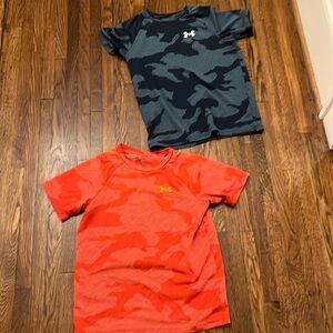 2 pk boys under armor camo shirt